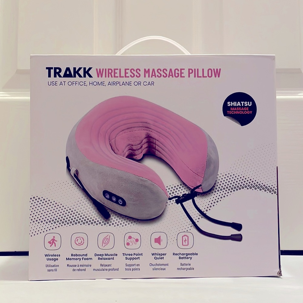 Trakk brand new multi-use wireless massage pillow